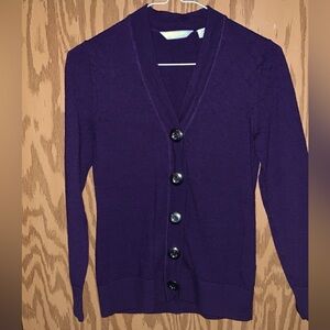 Purple Cardigan